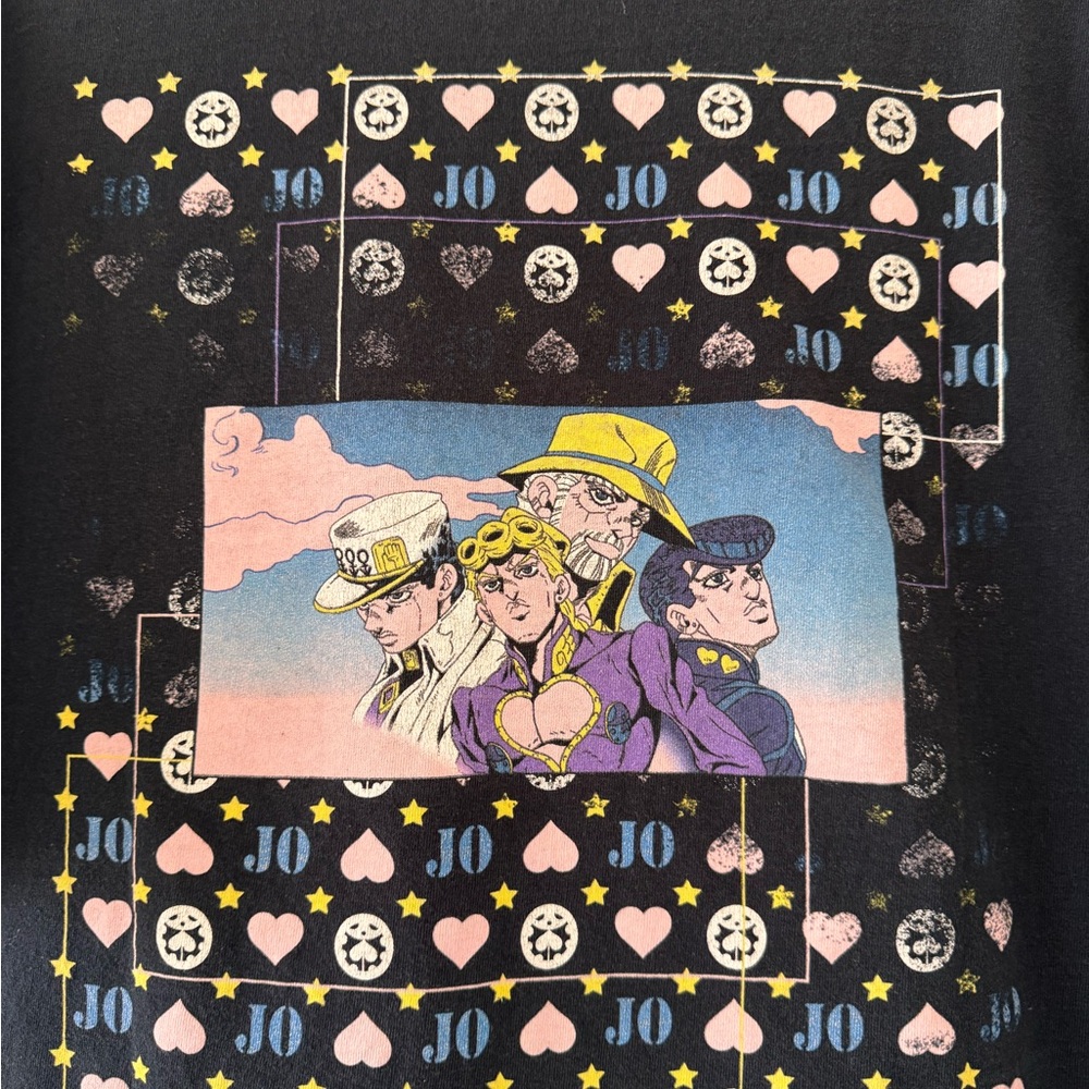 JoJo's Bizarre Adventure Black Graphic Tee